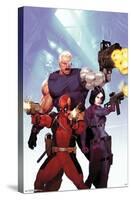 Marvel Comics - Deadpool and Domino-Trends International-Stretched Canvas