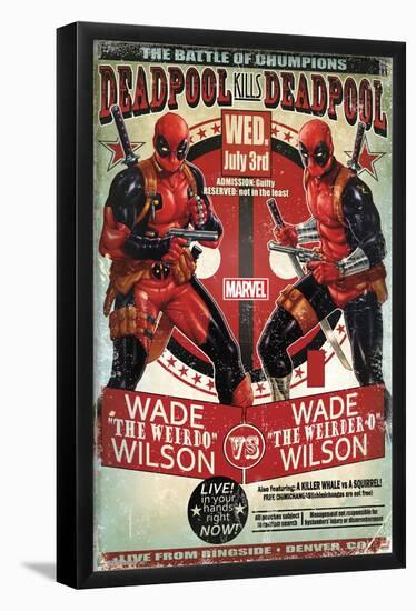 Marvel Comics - Deadpool - Chumpions-Trends International-Framed Poster