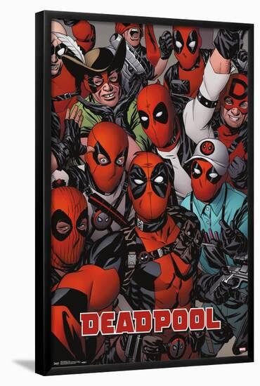 Marvel Comics - Deadpool - Faces-Trends International-Framed Poster