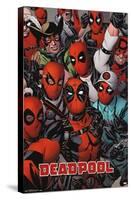 Marvel Comics - Deadpool - Faces-Trends International-Stretched Canvas