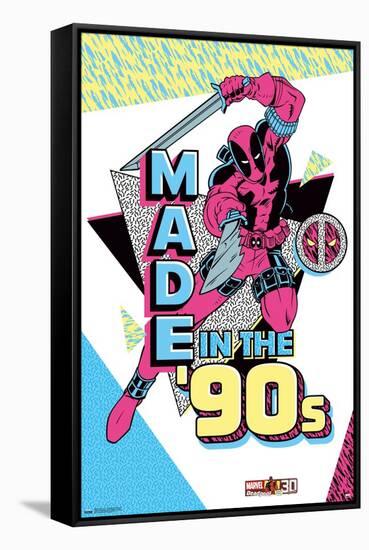 Marvel Comics - Deadpool - Made In the 90's-Trends International-Framed Stretched Canvas
