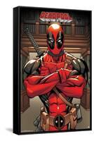 Marvel Comics - Deadpool - Pose-Trends International-Framed Stretched Canvas