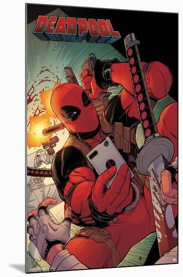 Marvel Comics - Deadpool - Selfie-Trends International-Mounted Poster