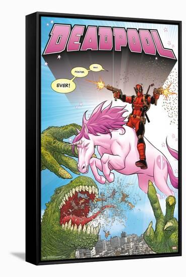 Marvel Comics - Deadpool - Unicorn-Trends International-Framed Stretched Canvas