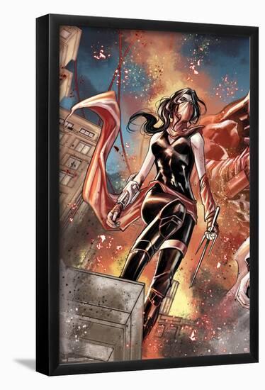 Marvel Comics - Elektra - Cover #1-Trends International-Framed Poster