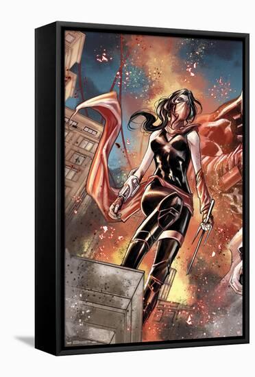 Marvel Comics - Elektra - Cover #1-Trends International-Framed Stretched Canvas