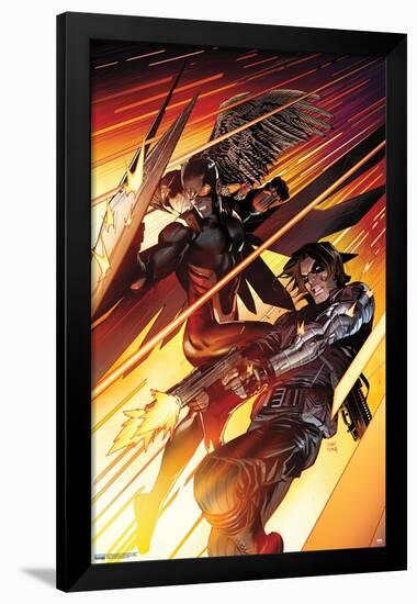 Marvel Comics Falcon and Winter Soldier - Team-Up-Trends International-Framed Poster