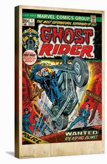 Marvel Comics - Ghost Rider - Cover #1-Trends International-Stretched Canvas