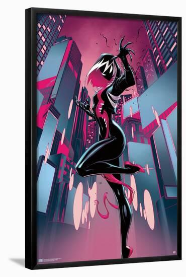 Marvel Comics - Ghost Spider Venom - Spider-Gwen #24-Trends International-Framed Poster