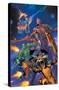 Marvel Comics Guardians of the Galaxy - Group Screaming-Trends International-Stretched Canvas