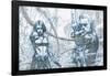 Marvel Comics - Hawkeye and Black Widow - Pencils-Trends International-Framed Poster