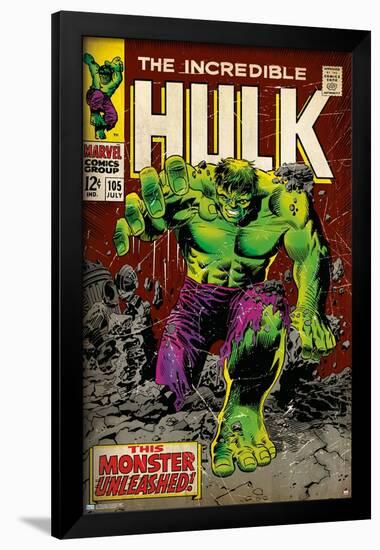 Marvel Comics - Hulk - Incredible Hulk #105-Trends International-Framed Poster