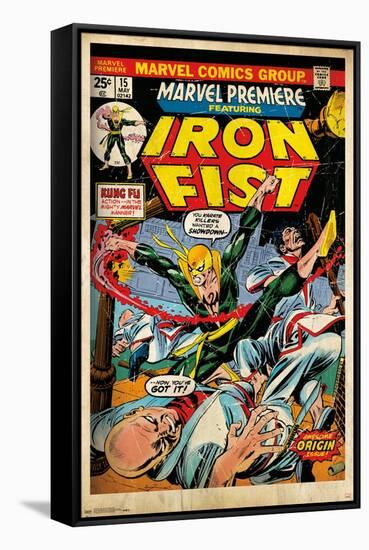 Marvel Comics - Iron Fist - Premiere Cover #15-Trends International-Framed Stretched Canvas