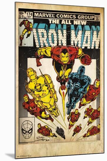 Marvel Comics - Iron Man - Cover #174-Trends International-Mounted Poster
