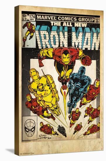 Marvel Comics - Iron Man - Cover #174-Trends International-Stretched Canvas