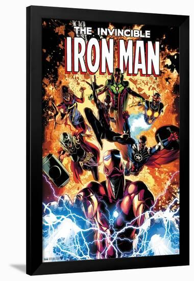Marvel Comics - Iron Man - Invincible Iron Man #11-Trends International-Framed Poster