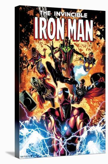 Marvel Comics - Iron Man - Invincible Iron Man #11-Trends International-Stretched Canvas