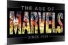 Marvel Comics - Marvel 80th Anniversary - Age of Marvels-Trends International-Mounted Poster