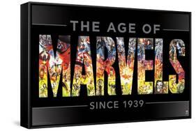Marvel Comics - Marvel 80th Anniversary - Age of Marvels-Trends International-Framed Stretched Canvas