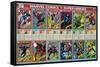 Marvel Comics - Marvel 80th Anniversary - Cards-Trends International-Framed Stretched Canvas