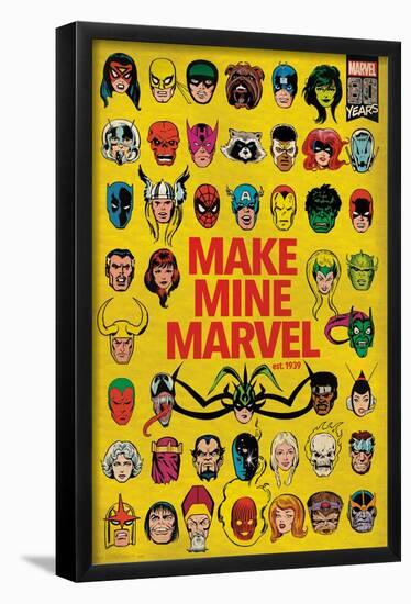 Marvel Comics - Marvel 80th Anniversary - Group-Trends International-Framed Poster