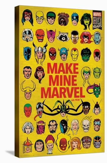 Marvel Comics - Marvel 80th Anniversary - Group-Trends International-Stretched Canvas