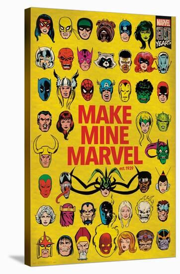 Marvel Comics - Marvel 80th Anniversary - Group-Trends International-Stretched Canvas