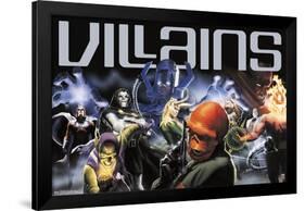 Marvel Comics - Marvel 80th Anniversary - VIllains-Trends International-Framed Poster