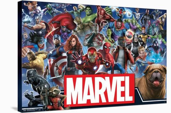 Marvel Comics - Marvel Universe - Heroes-Trends International-Stretched Canvas