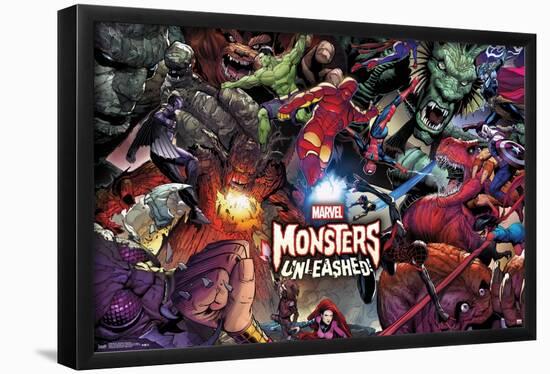 Marvel Comics - Monsters Unleashed-Trends International-Framed Poster