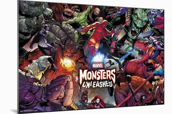 Marvel Comics - Monsters Unleashed-Trends International-Mounted Poster