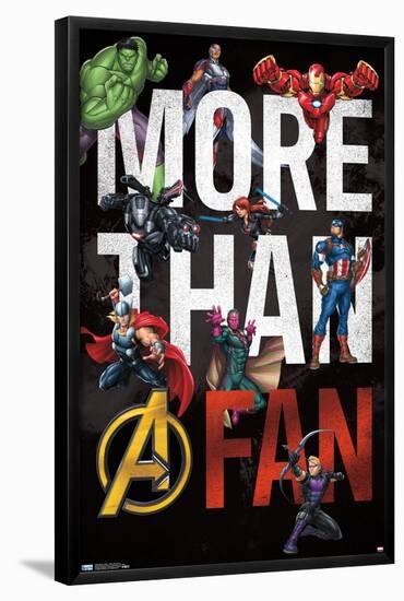 MARVEL COMICS - MORE THAN A FAN-null-Framed Standard Poster