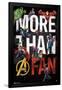 MARVEL COMICS - MORE THAN A FAN-null-Framed Standard Poster