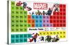 Marvel Comics - Periodic Table of Marvel-Trends International-Stretched Canvas