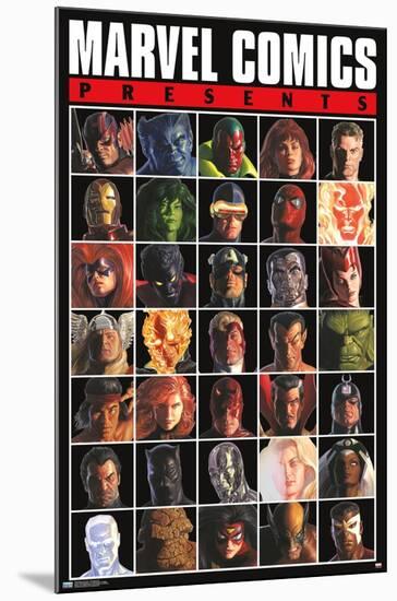 Marvel Comics - Presents Grid-Trends International-Mounted Poster