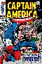 Marvel Comics Retro: Captain America Comic Book Cover No.106, Cap Goes Wild-null-Lamina Framed Poster