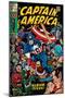 Marvel Comics Retro: Captain America Comic Book Cover No.112, Album Issue! (aged)-null-Mounted Poster