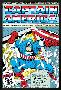 Marvel Comics Retro: Captain America Comic Panel; Smashing through Window; Red, White and Blue-null-Lamina Framed Poster