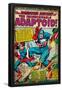 Marvel Comics Retro: Captain America Comic Panel, The Inconceivable Adaptoid! with Bucky (aged)-null-Framed Poster