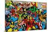 Marvel Comics - Retro Lineup-Trends International-Mounted Poster