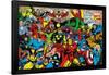 Marvel Comics - Retro Lineup-Trends International-Framed Poster