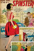 Marvel Comics Retro: Love Comic Panel, Spinster (aged)-null-Lamina Framed Poster