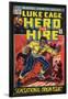 Marvel Comics Retro: Luke Cage, Hero for Hire Comic Book Cover No.1, Origin (aged)-null-Lamina Framed Poster