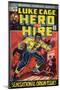 Marvel Comics Retro: Luke Cage, Hero for Hire Comic Book Cover No.1, Origin (aged)-null-Mounted Poster