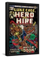 Marvel Comics Retro: Luke Cage, Hero for Hire Comic Book Cover No.11 (aged)-null-Framed Poster