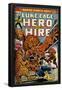 Marvel Comics Retro: Luke Cage, Hero for Hire Comic Book Cover No.13, Fighting Lion-fang (aged)-null-Framed Poster