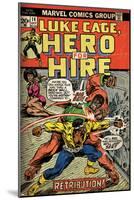 Marvel Comics Retro: Luke Cage, Hero for Hire Comic Book Cover No.14, Fighting Big Ben (aged)-null-Mounted Poster