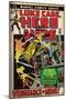 Marvel Comics Retro: Luke Cage, Hero for Hire Comic Book Cover No.2, Smashing Wall (aged)-null-Mounted Poster