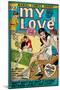 Marvel Comics Retro: My Love Comic Book Cover No.16, Tennis, Pathos and Passion (aged)-null-Mounted Poster