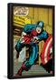 Marvel Comics Retro Style Guide: Captain America-null-Framed Poster